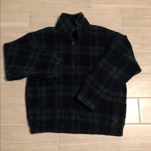 Men’s Woolrich sherpa fleece half zip pullover